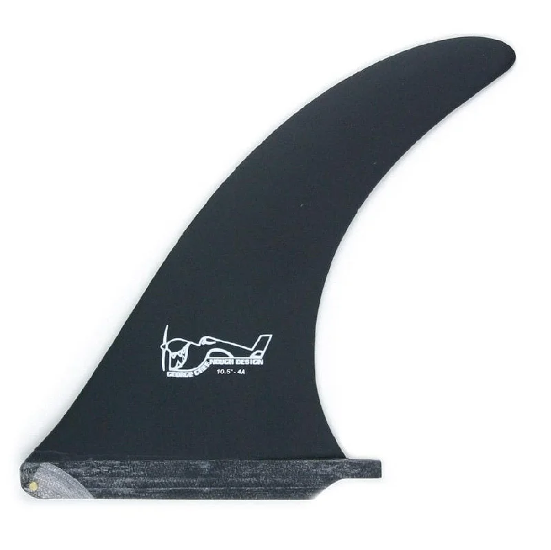 Greenough 4A Longboard Fin 10.5" - Black