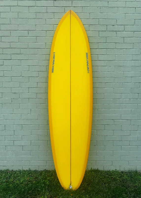 longboards with extra buoyancy for paddling-6'9" Lovemachine Surfboards FM - Golden Yellow